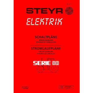 Steyr Serie 80 Elektrik Schaltpläne und Stromlaufpläne