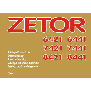 Zetor 6421, 6441, 7421, 7441, 8421, 8441 Ersatzteilkatalog