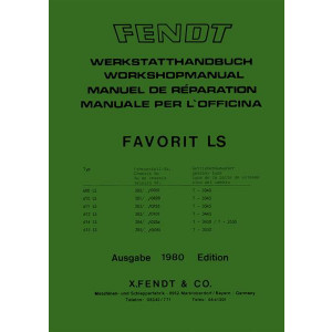 Fendt Favorit 600 610 611 612 614 615 LS Werkstatthandbuch