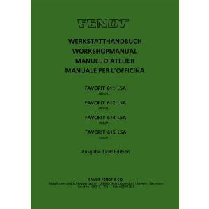 Fendt Favorit 611 612 614 615 LSA Werkstatthandbuch