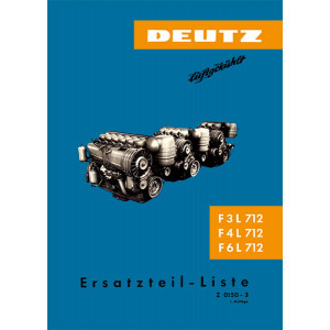 Deutz Motoren F3L, F4L, F6L - 712 Ersatzteilkatalog