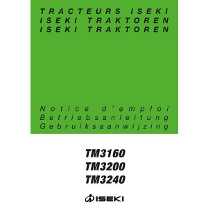 Iseki Traktoren TM3160 TM3200 TM3240 Betriebsanleitung
