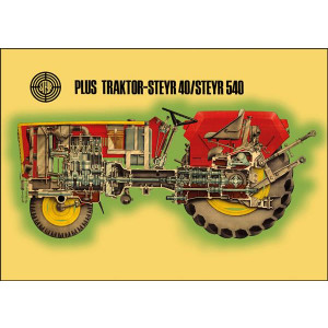 Steyr 40 und 540 Traktor Poster