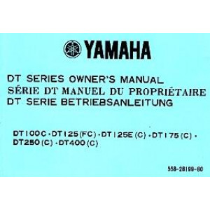 Yamaha DT100 DT175 DT250 DT400 Betriebsanleitung