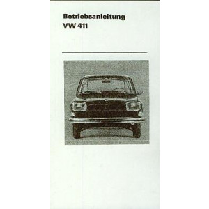VW 411, L, Automatik, Betriebsanleitung