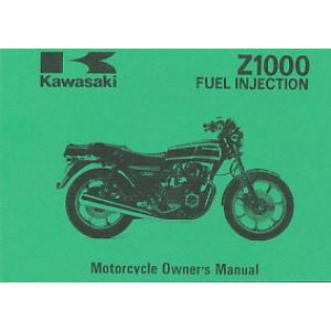 Kawasaki Z1000 Owners Manual