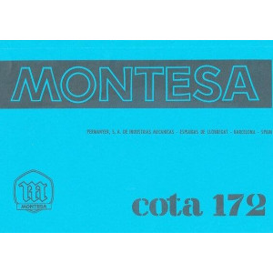 Montesa Cota 172 Betriebsanleitung und Ersatzteilkatalog