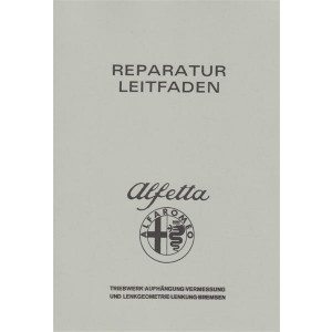 Alfa Romeo Alfetta, Reparaturanleitung Fahrwerk