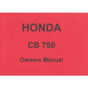 Honda CB750K Owner's Manual