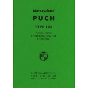 Puch 125 T (Touren), Description, Fonctionnement, Entretien