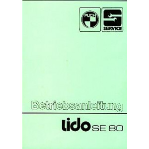 Puch Motorroller Lido SE 80, Betriebsanleitung