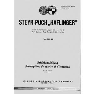 Puch Haflinger 700AP Betriebsanleitung