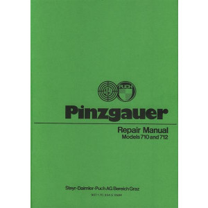 Puch Pinzgauer 710 and 712, 4 x 4 and 6 x 6, Repair Manual