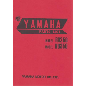 Yamaha RD 250, RD 350 (Europa), Parts list
