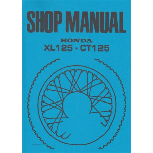 Honda XL125 CT125 Shop Manual