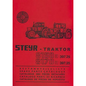Steyr 8150a und 8170a Traktor Ersatzteilkatalog