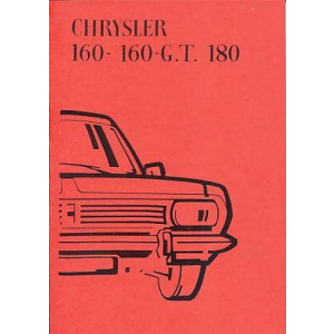 Crysler 160- 160-G,T. 180, Betriebsanleitung