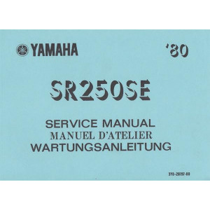 Yamaha SR 250 SE, Wartungsanleitung