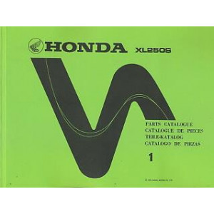 Honda XL250S Teilekatalog