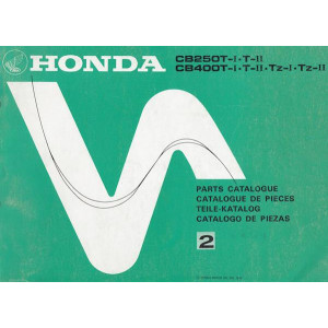 Honda CB250T CB400T Teilekatalog