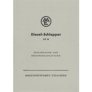 Esslingen Diesel-Schlepper DZ 10 Bedienungsanleitung