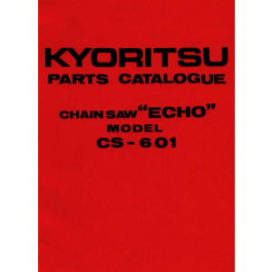 Kyoritsu Kettensäge Echo, Modell CS-601, Parts Catalogue