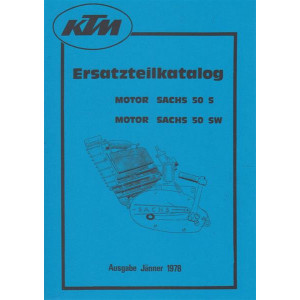 Sachs 50 S und 50 SW (z.B. für KTM), Ersatzteilkatalog