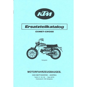 KTM Motorfahrzeugbau Comet-Cross, Cross-Super mit Puch Motor, Ersatzteilkatalog