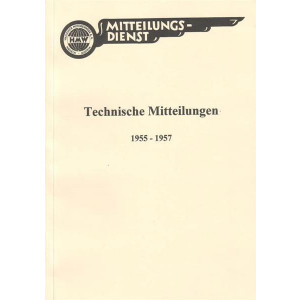 HMW Technische Mitteilungen 4/1955 - 12/1957 für Werkstätten