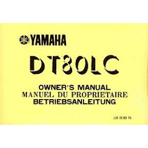 Yamaha DT 80 LC Betriebsanleitung