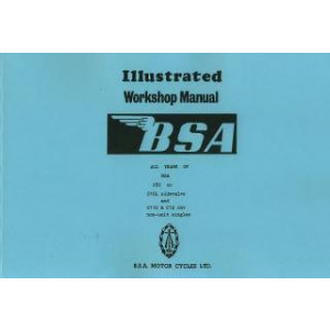 BSA C 10 L s.v., C 11 G & C 12 O.H.V., Ausgabe 3/1952, Reparaturanleitung