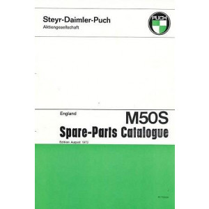 Puch Moped M 50 S, Spare-Parts-Catalogue