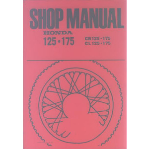Honda CB125 CB175 CL125 CL175 Shop Manual