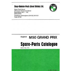 Puch Moped M 50 Grand Prix, spare-parts-catalogue