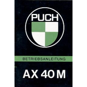 Puch AX 40 M (ähnlich wie Maxi) Betriebsanleitung