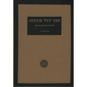 Steyr Typ 220 Ersatzteilkatalog