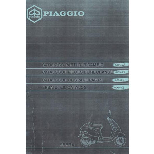 Piaggio Vespa Sfera, Ersatzteil Katalog 50 Modell NSL1T