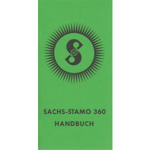 Sachs Stamo 360, Handbuch