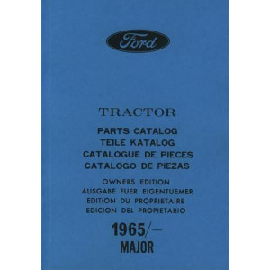Ford Traktor Major, Ersatzteilkatalog