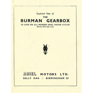 Burman Gearbox for Ariel Motorcycles Manual