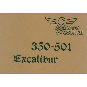 Moto Morini 350 - 501 Excalibur (Chopper), Istruzioni