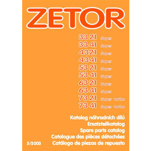 Zetor 3321, 3341, 4321, 4341, 5321, 5341, 6321, 6341, 7321, 7341 Ersatzteilkatalog
